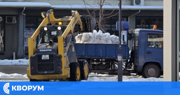 Силистра разчиства остатъците от снежната покривка, "Синева" действа бързо