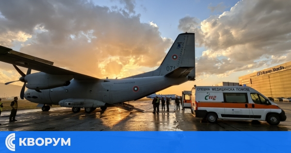 Военният самолет "Спартан" транспортира до София 8 от пострадалите в пожара в Кочани