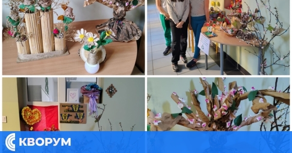 Ученици от ОУ "Св. св. Кирил и Методий" – Силистра с творчески проект за рециклиране