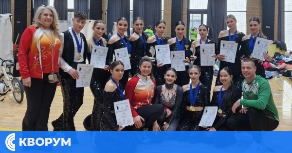 Силистренецът Давид Стоянов с триумф на международна сцена – част от шампионския състав на Erra Ballet в Сараево