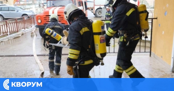 Пожар в жилищен блок в Тутракан