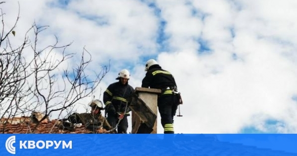 Пожар в комин в село Бабук