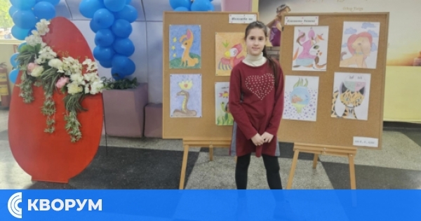 Малка художничка с голямо вдъхновение: Елисавета Рахнева от 4.а клас с първа самостоятелна изложба