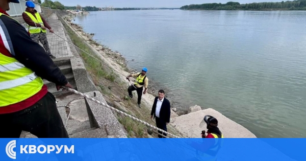 Стартира почистването на дигата на река Дунав в Силистра – кметът Сабанов инспектира началото на дейностите