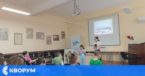 Децата от 1.а клас на СУ "Н. Й. Вапцаров" посетиха силситренската библиотека