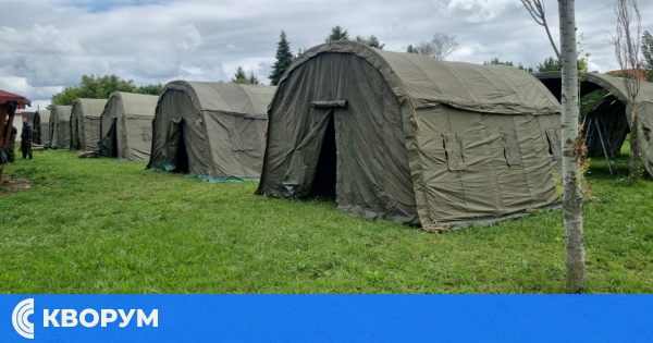 Военни палатки в училищен двор предизвикаха паника в Тутракан