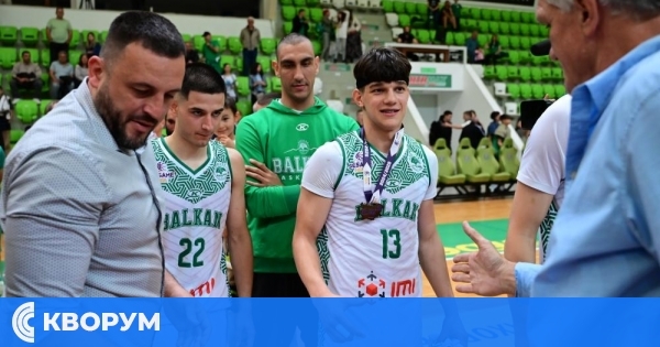 Михаил Калинов с участие за Балкан в мача за бронза – отборът триумфира със 95:69 над Спартак