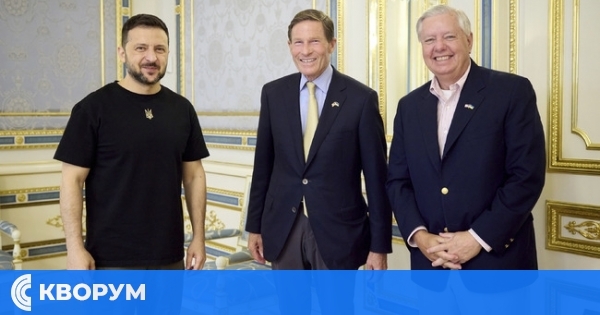 Американски сенатори се при Зеленски в Киев