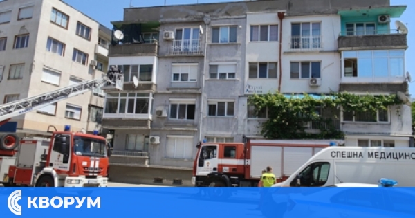 Пожарна и спешна помощ спасиха живота на възрастна жена в центъра на Силистра (ВИДЕО)