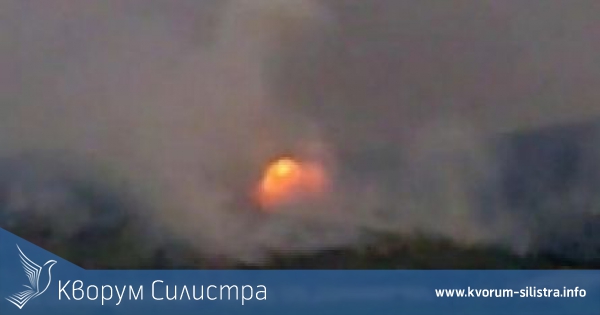 Пожар в Румъния уплаши силистренци