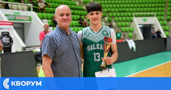 Михаил Калинов – възпитаник на БК "Доростол" с нов триумф: MVP и шампион на Младежката лига с Балкан