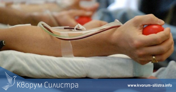 Област Силистра се включва в националната акция по кръводаряване
