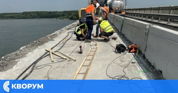 Временна организация на движението на Дунав мост при Русе заради ремонтни дейности