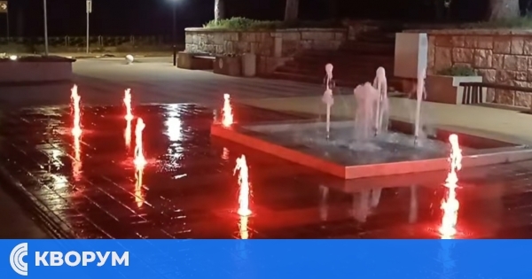 Обновеният център на Кайнарджа впечатлява с пеещите фонтани през нощта