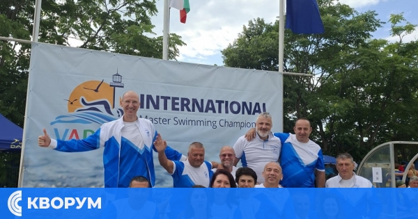 Плувен клуб "Доростол мастърс" с четири медала от престижен международен турнир във Варна