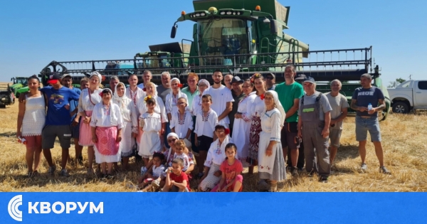 В село Попина възродиха жътварските традиции с автентичен обред за зажънване