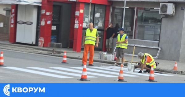 Обновяват пешеходните пътеки по бул. "Македония" в Силистра