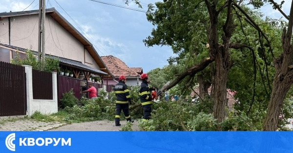 Летни бури нанесоха щети в 19 окръга на Румъния