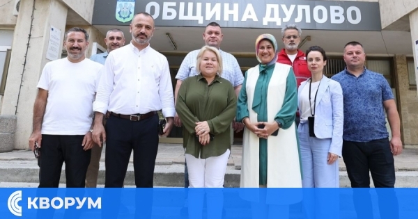 Председателят на Турския Червен полумесец на емоционално посещение в Дуловско