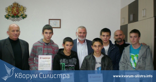 Кметът на Силистра награди млади спортисти