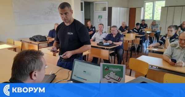 Служителите на Пожарната в Силистра с достъп до електронните си здравни досиета благодарение на РЗИ