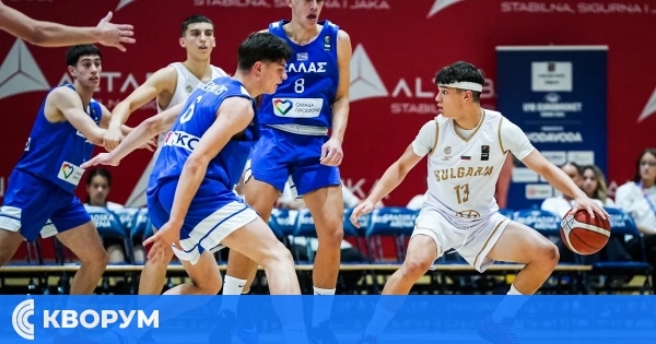 Михаил Калинов с принос при достойна битка срещу Гърция на Евро 2025 – U18