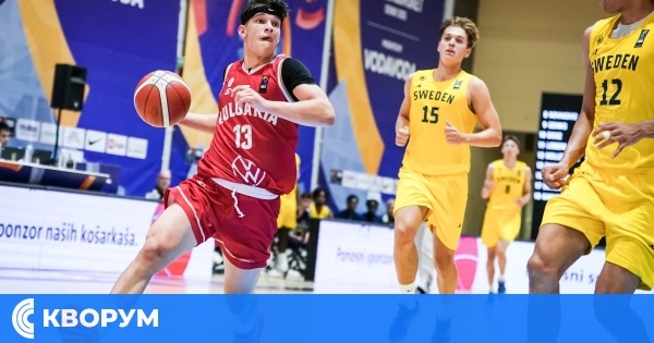 Михаил Калинов с ключова роля при победата на България срещу Швеция на Европейското първенство в Белград