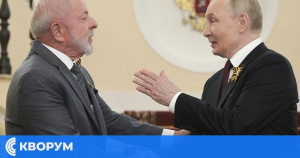 Бразилският президент е обсъдил мира в Украйна с Владимир Путин