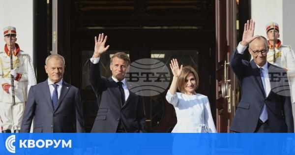 Лидерите на Германия, Франция и Полша изказаха подкрепата си за Молдова