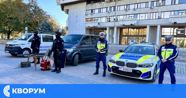 Засилено полицейско присъствие в Русе след нападението над полицейски началник