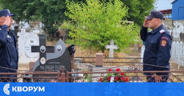 Пожарникарите от Кълъраш отдадоха почит на загиналите си колеги