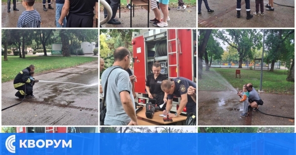 Деца в Силистра отпразнуваха Деня на пожарникаря с игри и демонстрации в Дунавския парк