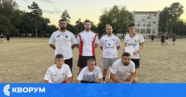 "Белият балет" триумфира на футболния турнир на Община Тутракан