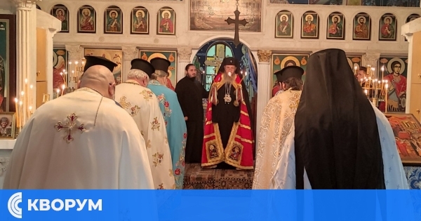 Архиерейска литургия и водосвет в деня на храмовия празник на Айдемирския манастир