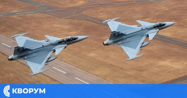 Зеленски иска шведски изтребители "Грипен"