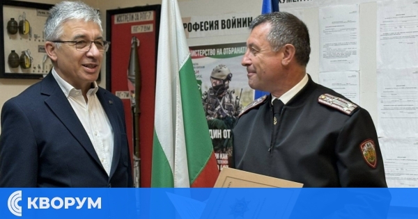 Председателят на Общински съвет – Силистра Димитър Трендафилов повишен във военно звание "полковник от запаса"