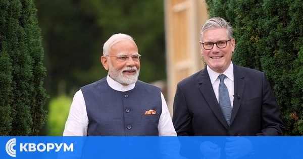 Стармър пристигна в Мумбай