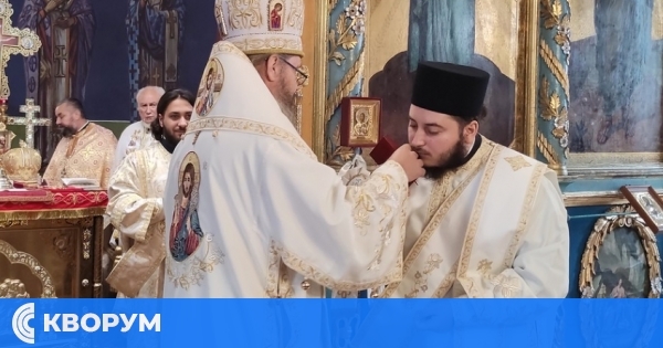 Доростолският митрополит Яков ръкоположен в йеродяконски чин монахът Иларион Петков от Айдемирския манастир