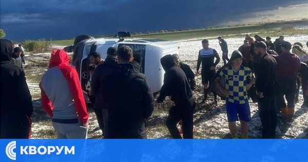 Жандармерист от Кълъраш спаси семейство с три деца, попаднало в инцидент заради силна градушка