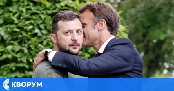 Зеленски поиска от Макрон повече системи за противовъздушна отбрана