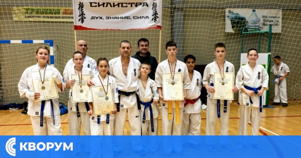 Каратистите на "Доджо Силистра" с пет медала от Националната купа по Киокушин в Стара Загора