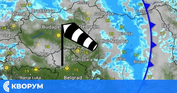 Студен фронт приближава – Силистра сред районите с очаквани дъждове и силен вятър