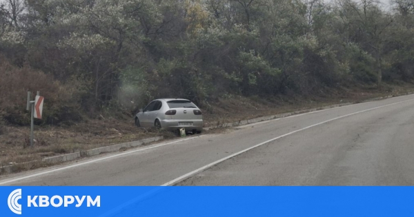 Млад шофьор излетя от пътя Силистра – Добрич край село Богорово