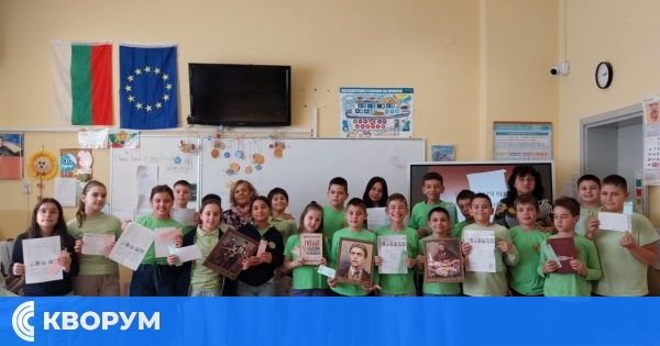 Урок за народните будители в Регионална библиотека "Партений Павлович" – Силистра