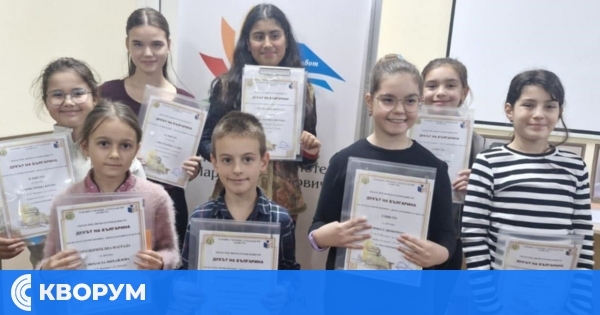 Ученици от СУ "Никола Й. Вапцаров" с призови места в литературния конкурс "Духът на българина"