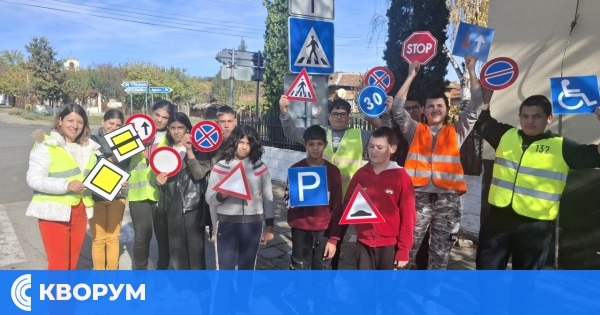 Седмокласници от ОУ "Отец Паисий" – Добротица учиха правилата за движение с практически урок