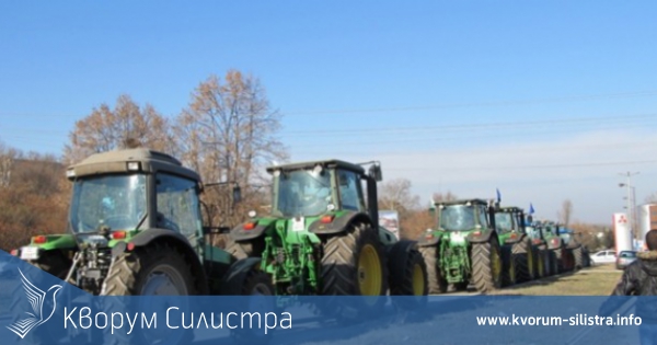 Трактори блокираха изграждането на газопровода Добрич - Силистра