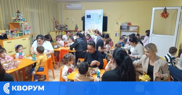 Децата и родителите от ДГ "Добруджа" – Силистра създадоха своя "Есенна палитра" по проект "Силен старт"