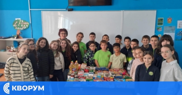 ОУ "Отец Паисий" – Силистра: Ученици от V и VI клас се включиха в кампанията "Подай ръка"