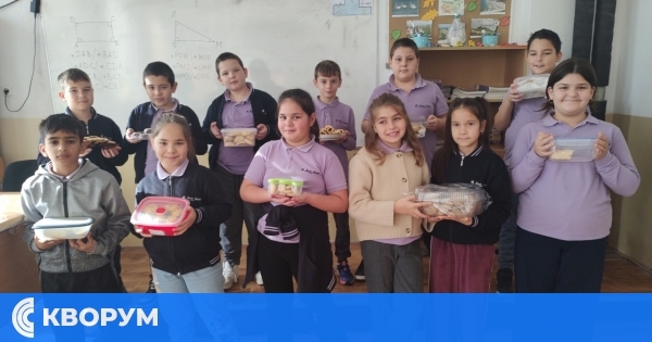 Ученици от 3.в клас в СУ "Васил Левски" – Дулово представиха здравословни рецепти и любими чайове в практически у